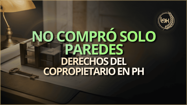 No compró solo paredes: derechos del copropietario en PH